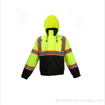 Reflective Waterproof Safety Jacket For Construction